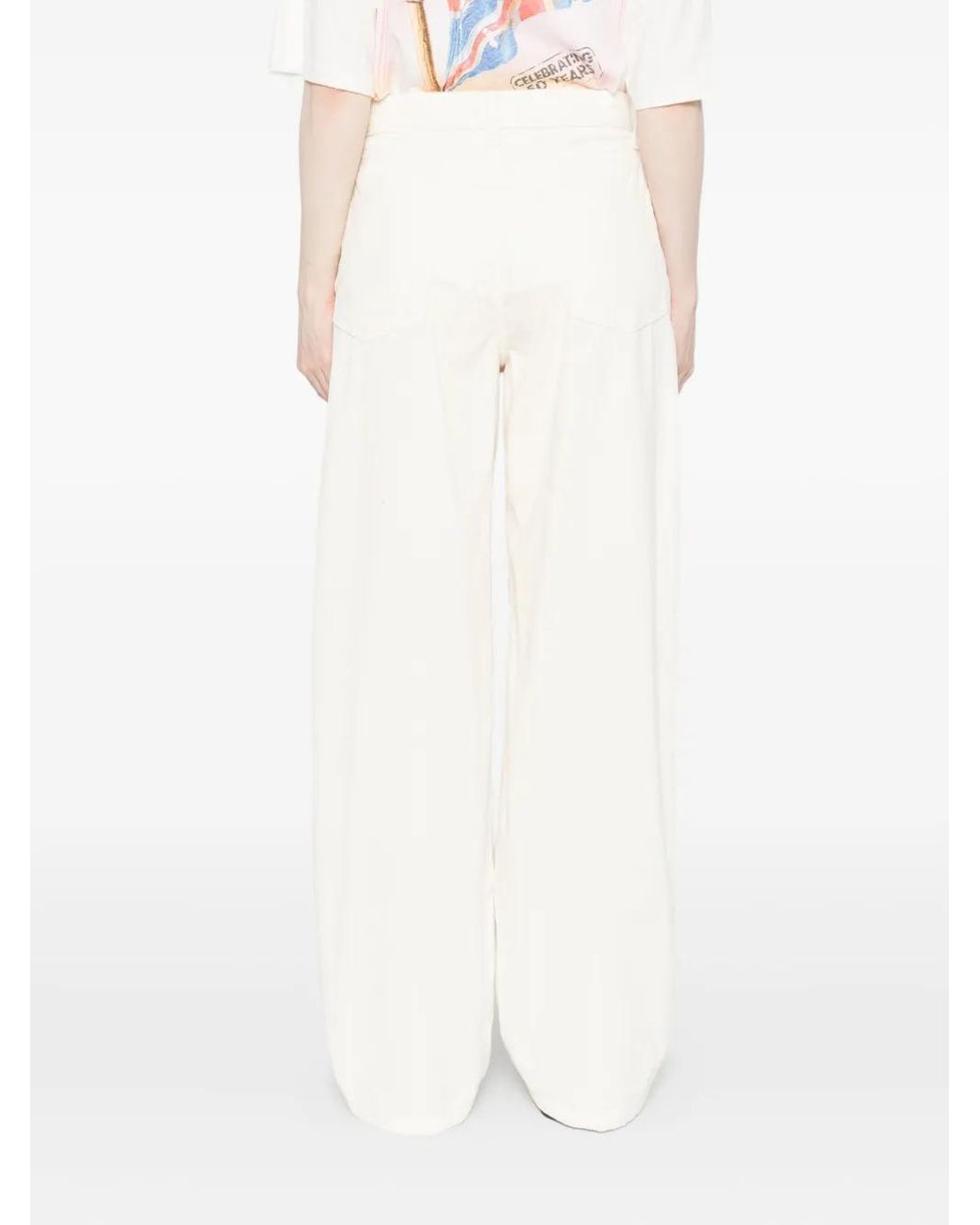 Polo Ralph Lauren White Leg Warm Cotton Pants