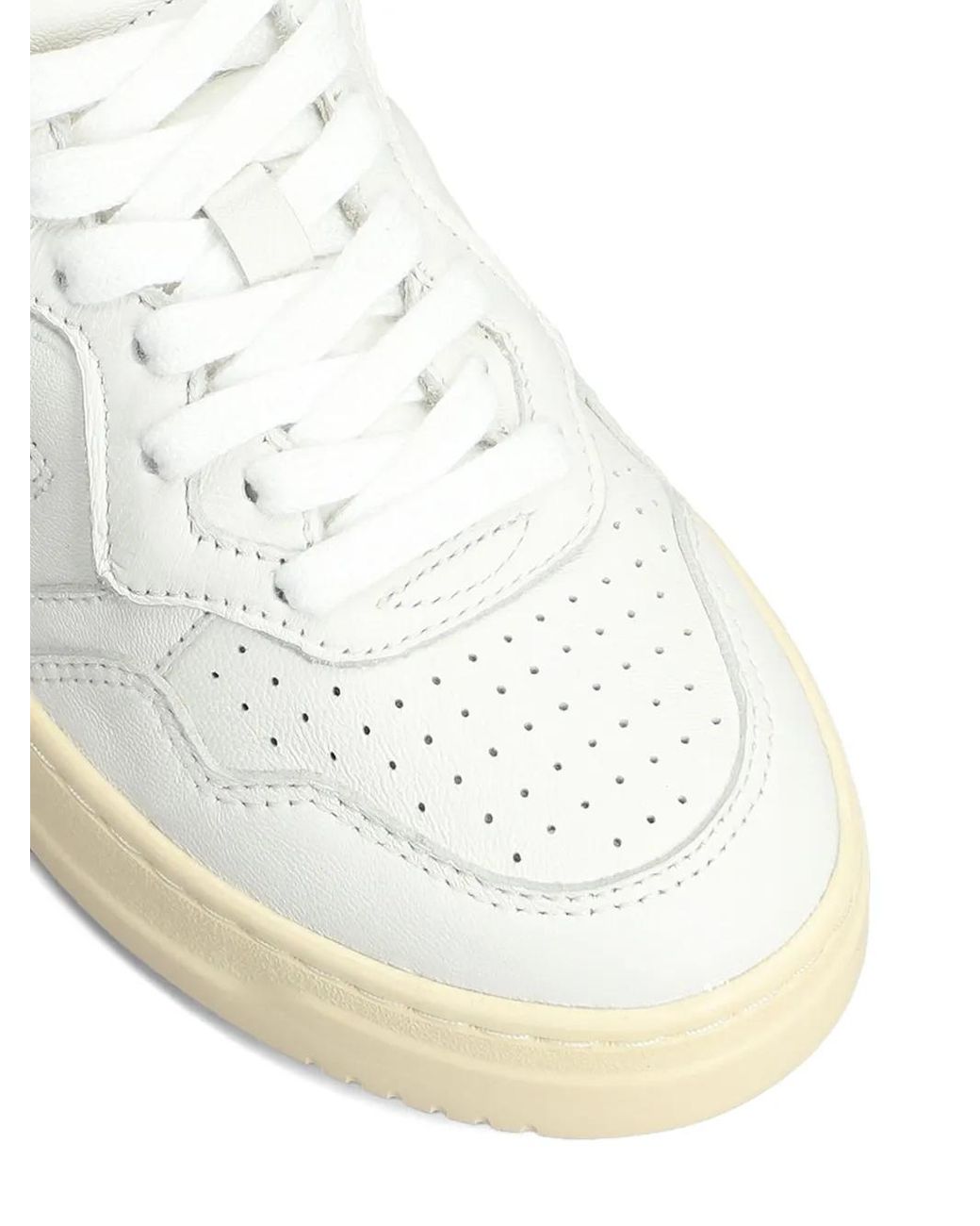 Autry White Leather Sneakers