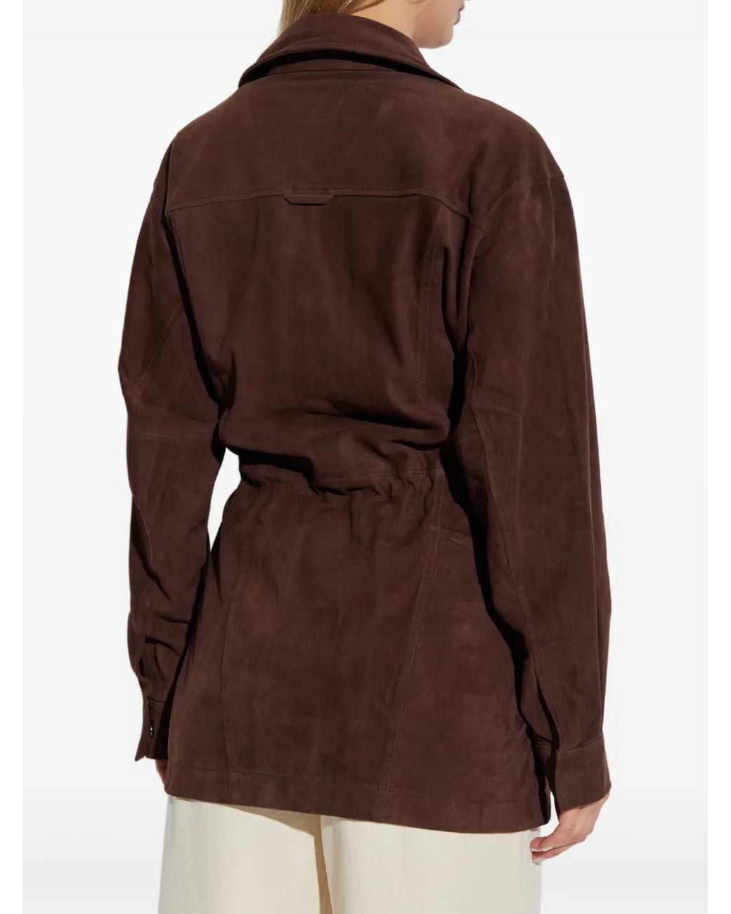 Munthe Brown Drawstring Utility Jacket