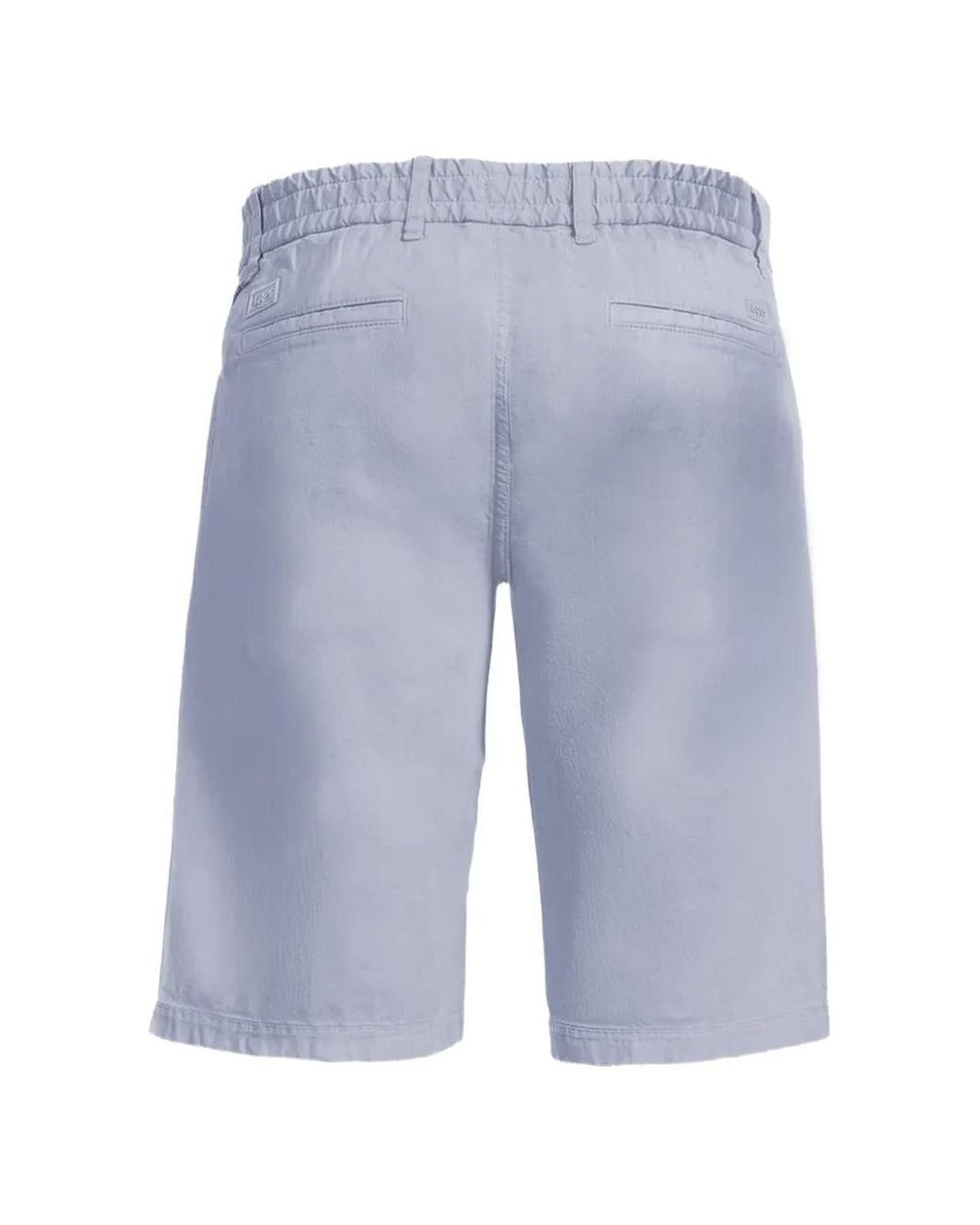 Boss Blue Drawstring Bermuda Shorts for men