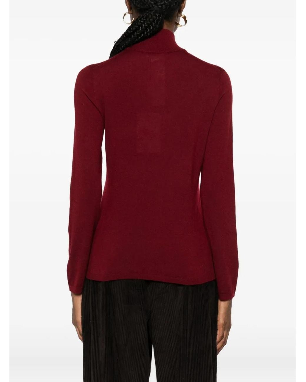 Jersey Con Cuello Vuelto Max Mara de color Red