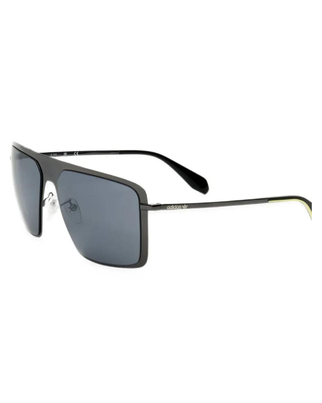 Adidas Gray Square-Frame Sunglasses for men