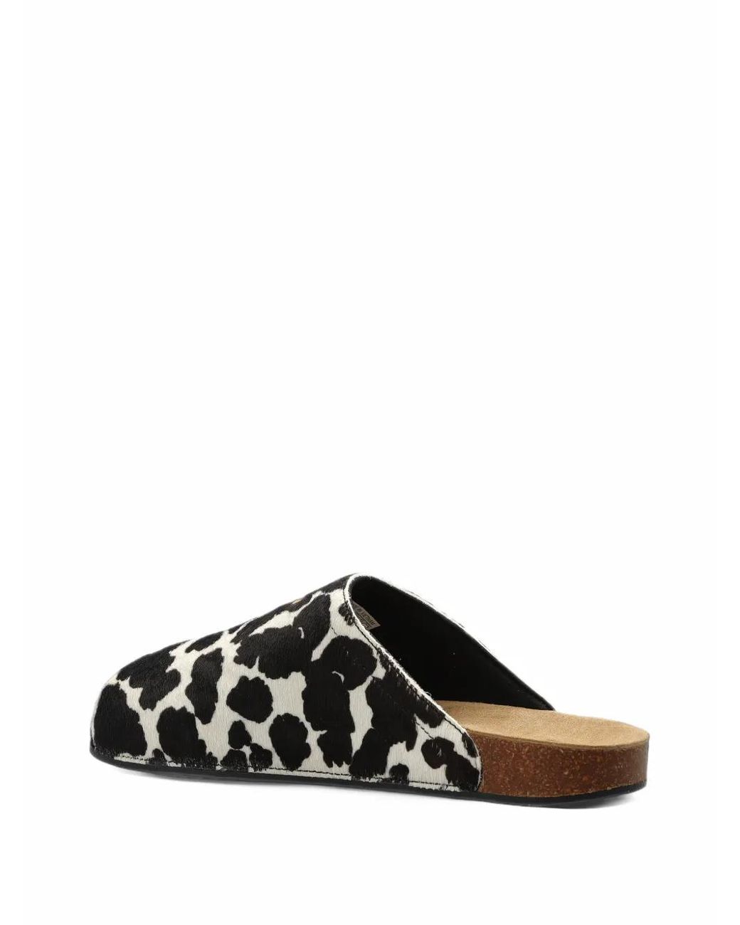 Adidas White Adimule Cow-Print Mules