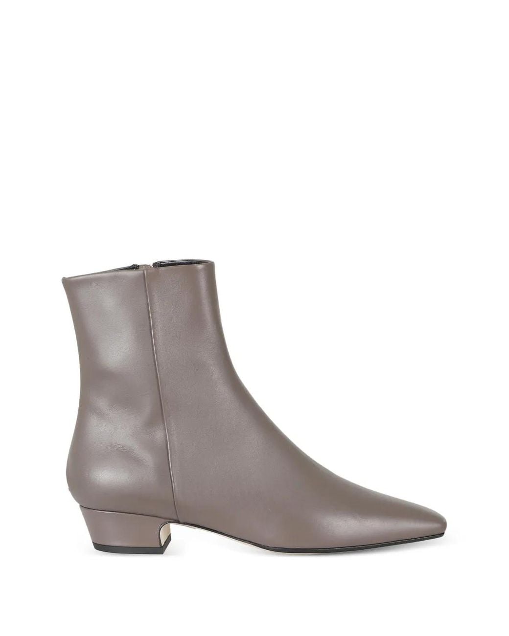 Aeyde Gray Bottines Lilia À Bout Carré