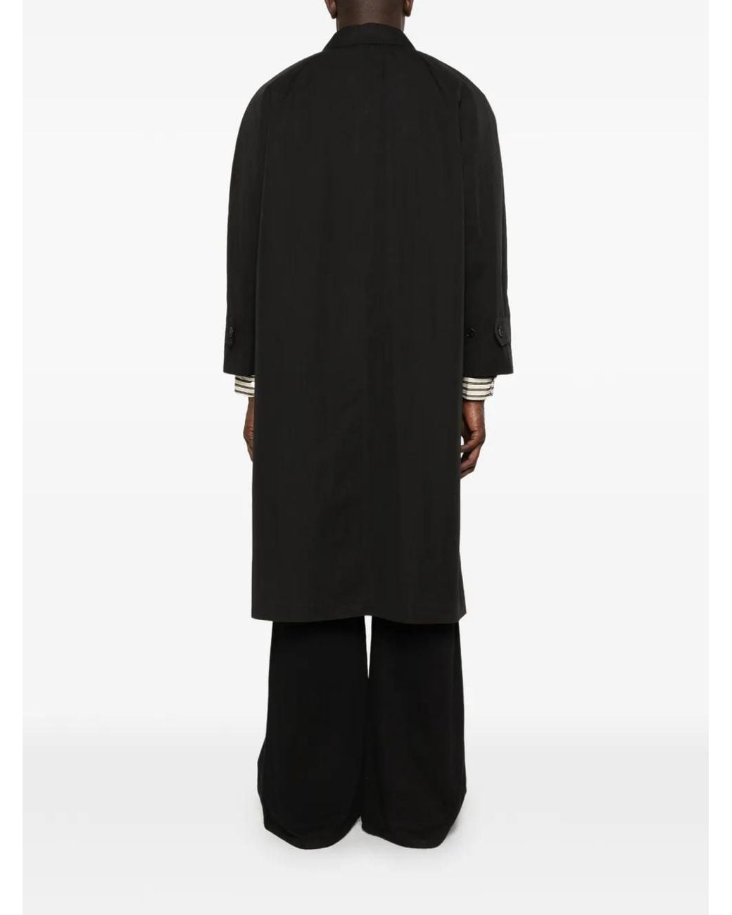 DUNST Black Buttoned Coat