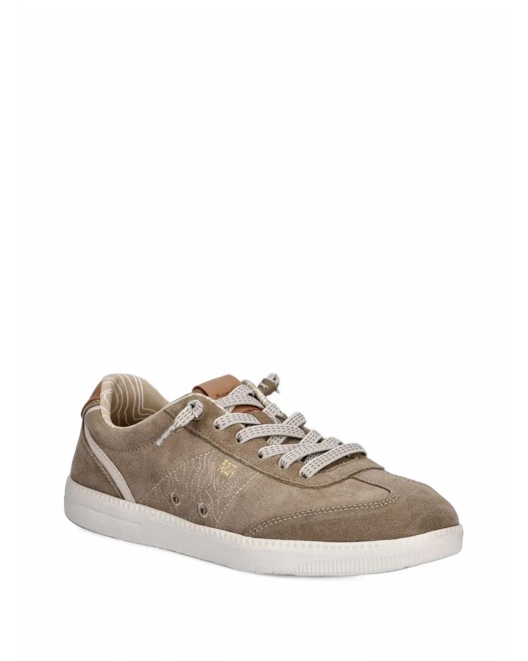 Jeep Brown Ster Logo-Patch Sneakers for men