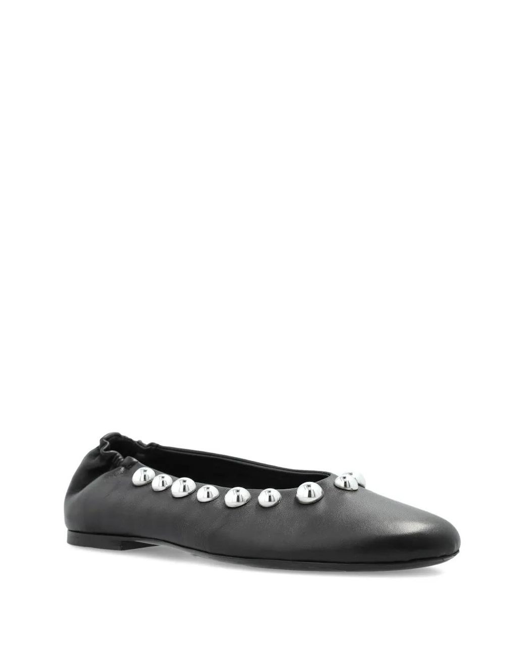 IRO Black Studded Ballet Flats