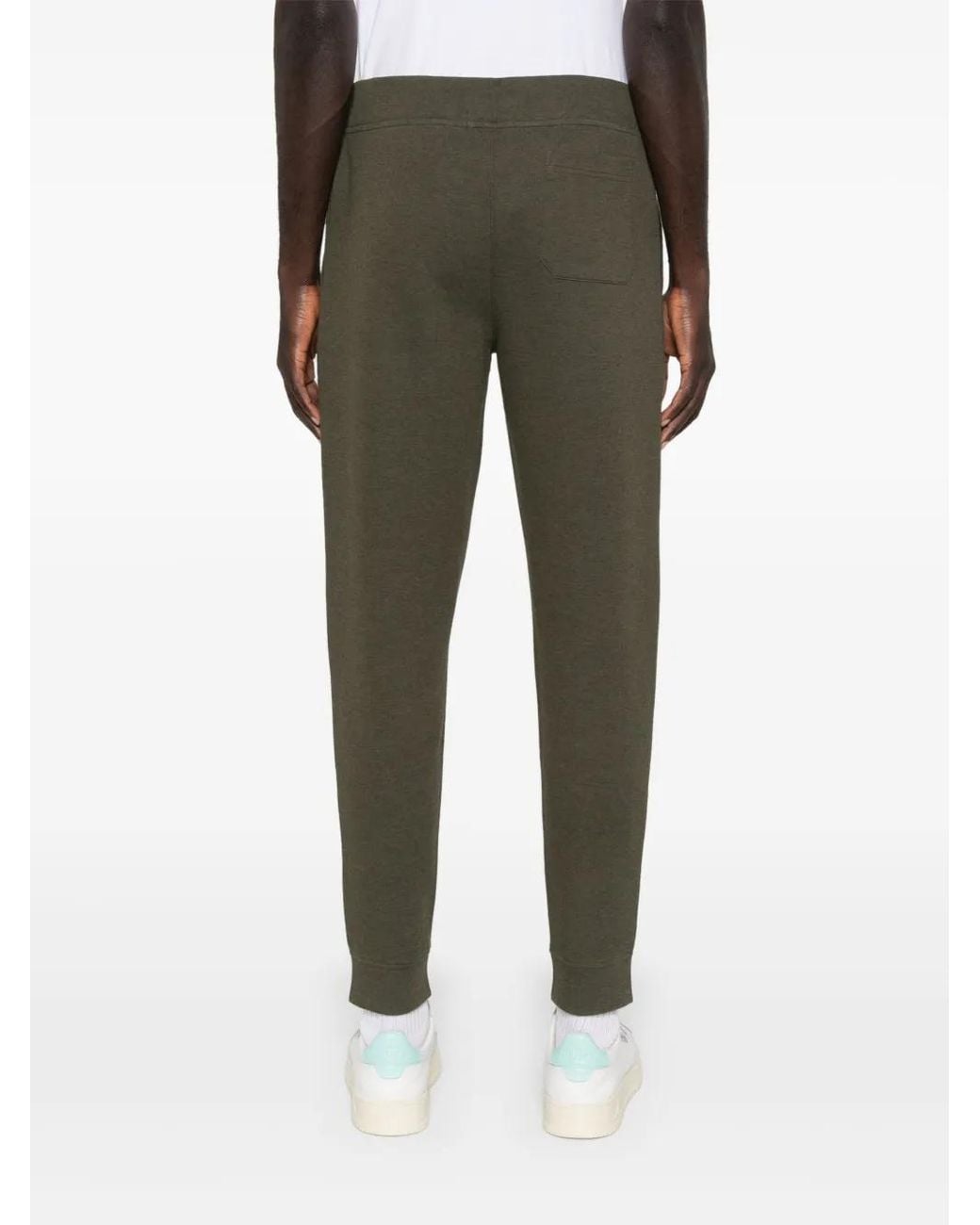 Polo Ralph Lauren Green Piqué Drawstring Track Pants for men