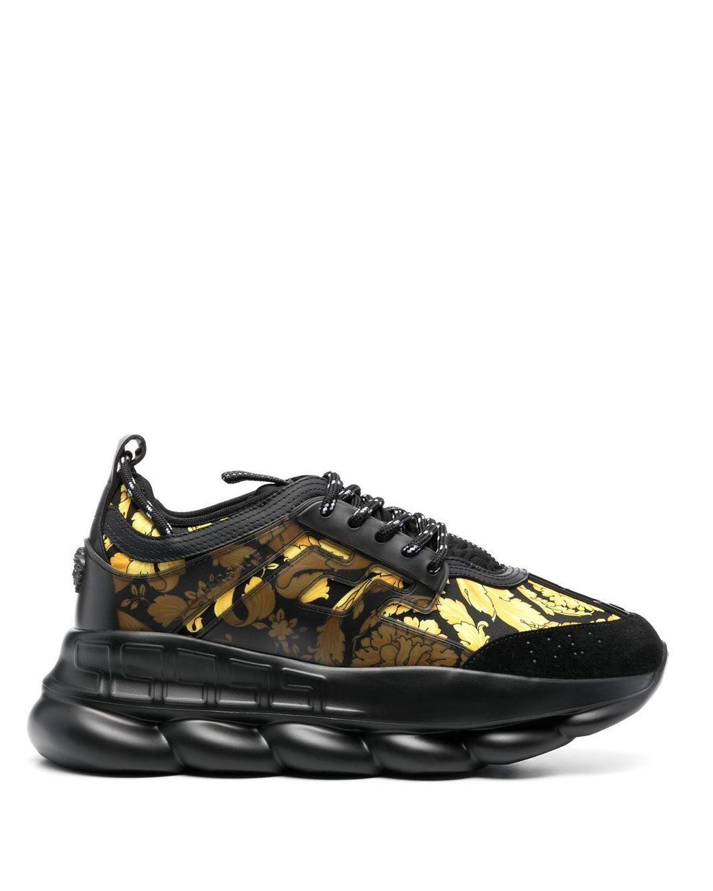 VERSACE CHAIN REACTION BLUE-GREY SNEAKERS – Enzo Clothing Store