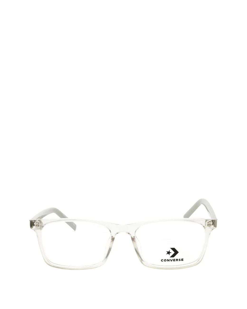 Converse White Lunettes De Vue À Monture Rectangulaire for men