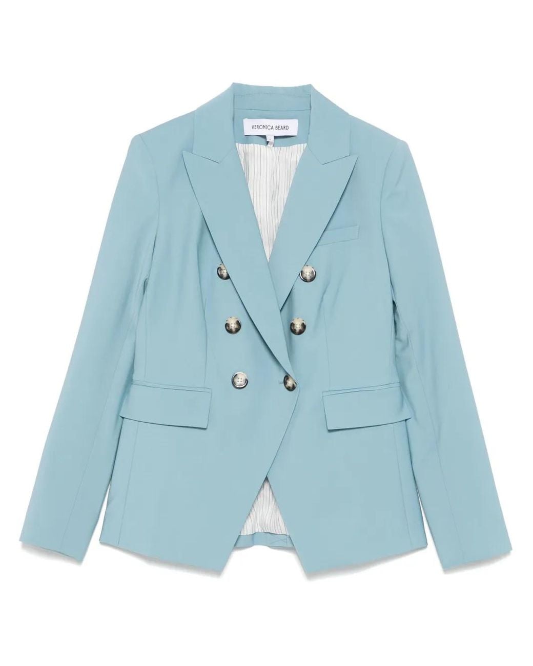 Veronica Beard Blue Miller Dickey Blazer