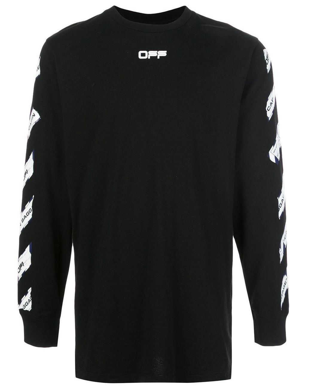 Off-White c/o Virgil Abloh Cabin Baggage T-shirt in Black for Men | Lyst