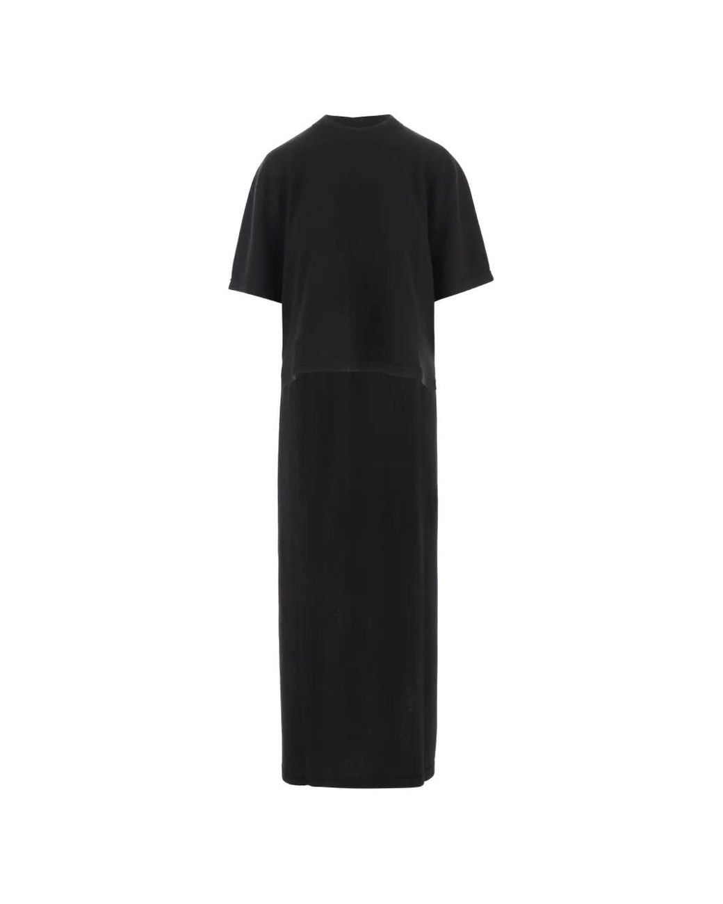 Sa Su Phi Black Crew-Neck Dress