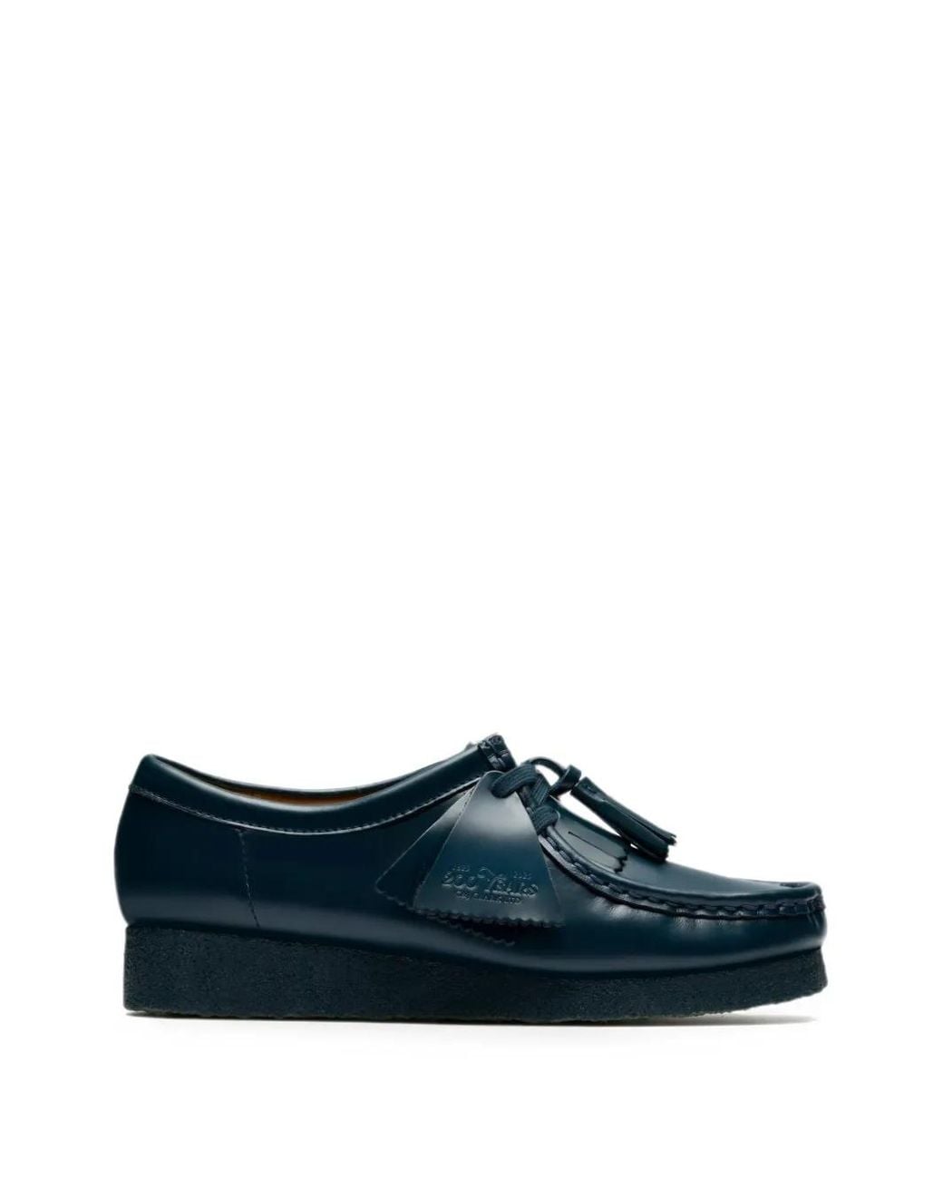 Clarks Blue Wallabee Tassel-Detail Oxford Shoes