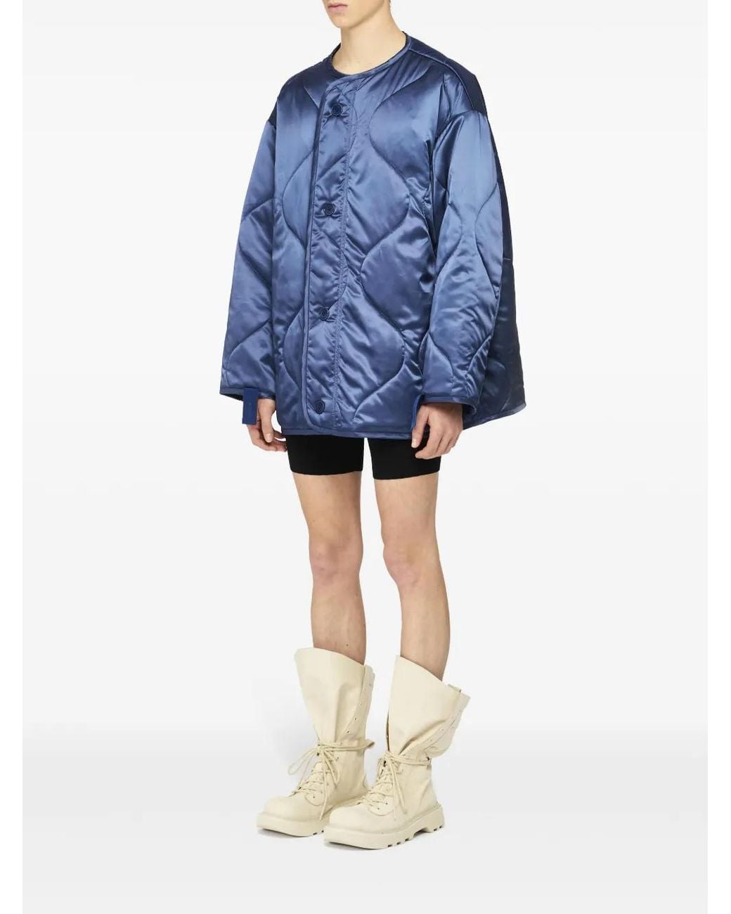 J.W. Anderson Blue Quilted Jacket for men