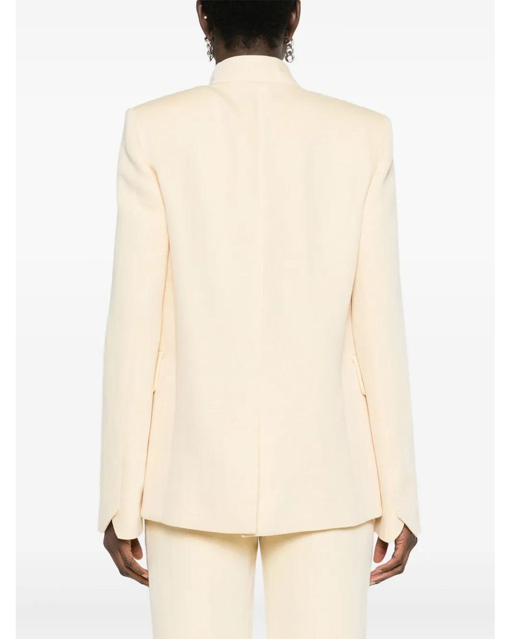Zadig & Voltaire Natural Very Lurex Single-Breasted Blazer