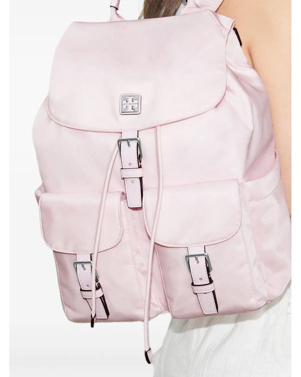 Tory Burch Virginia Backpack in Natural | Lyst display picture 2