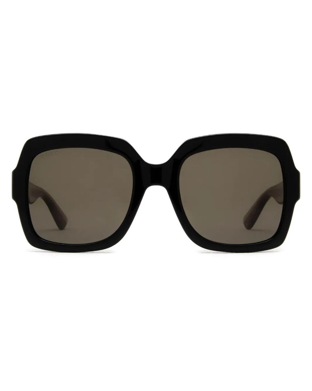 Gucci Black Square Shaped Sunglasses