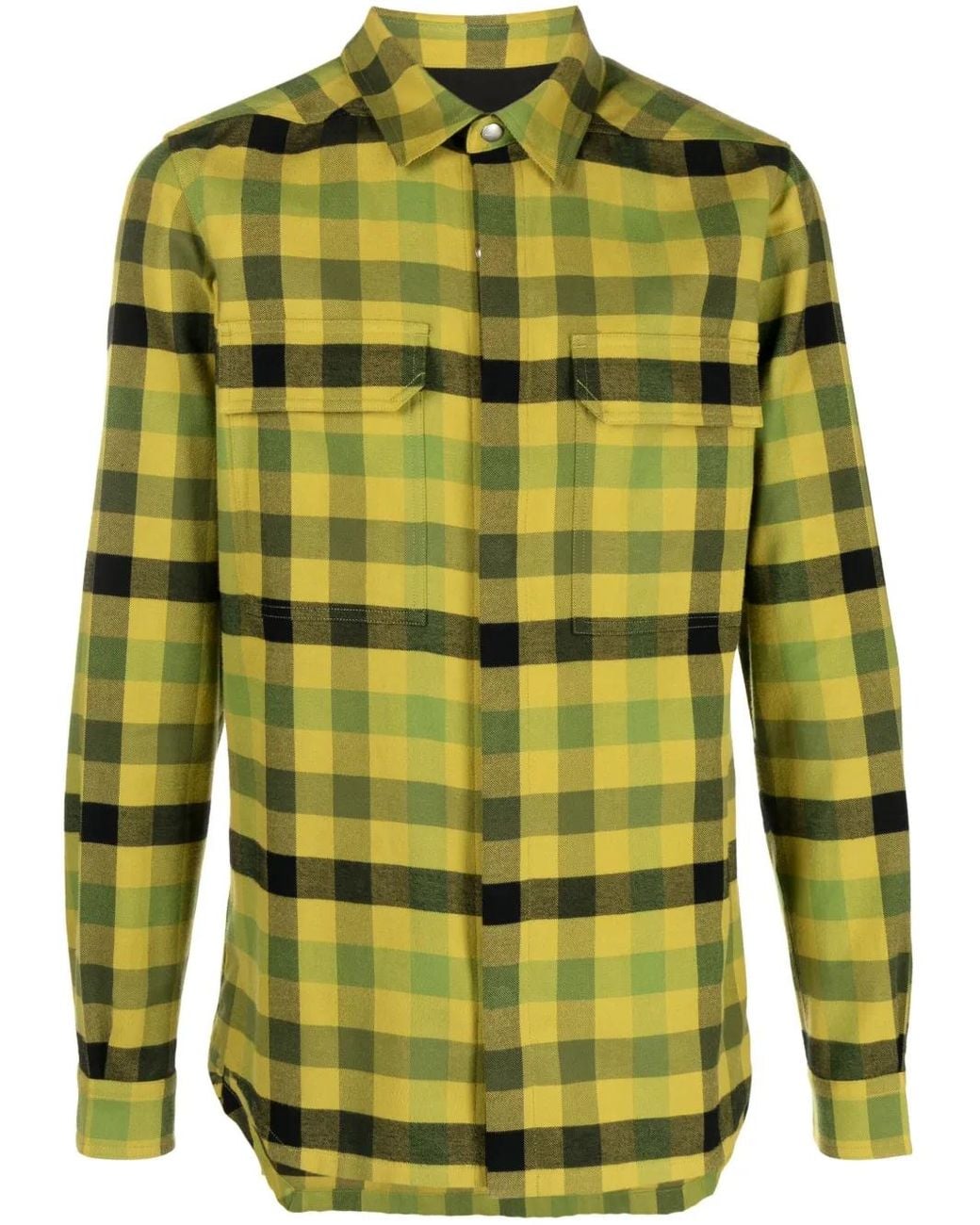 Rick Owens Green Casual Shirts for men