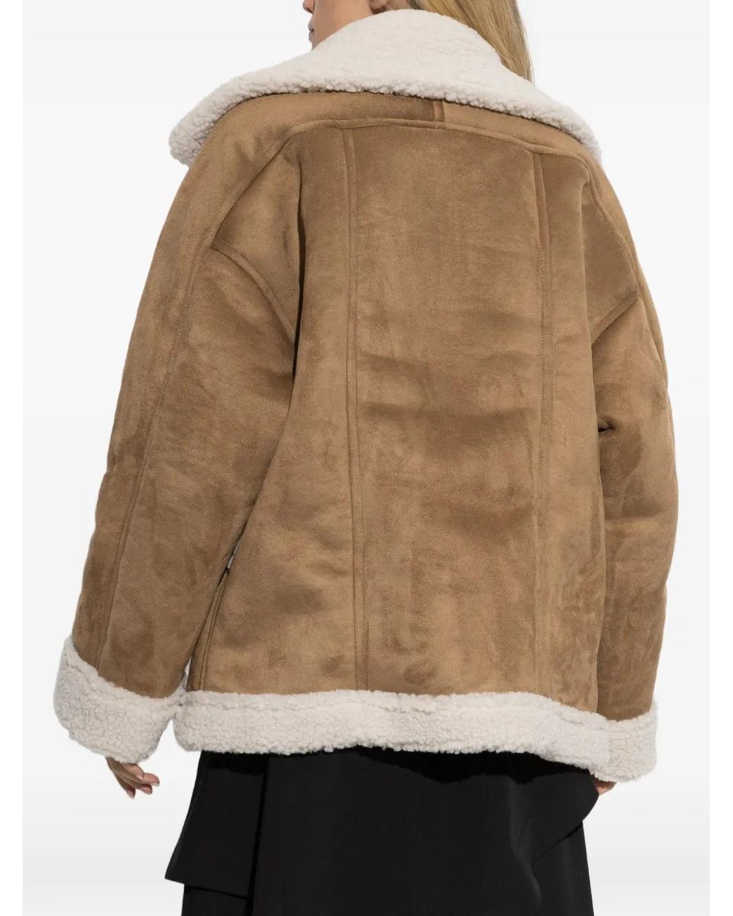 Munthe Natural Valter Teddy-Trim Coat