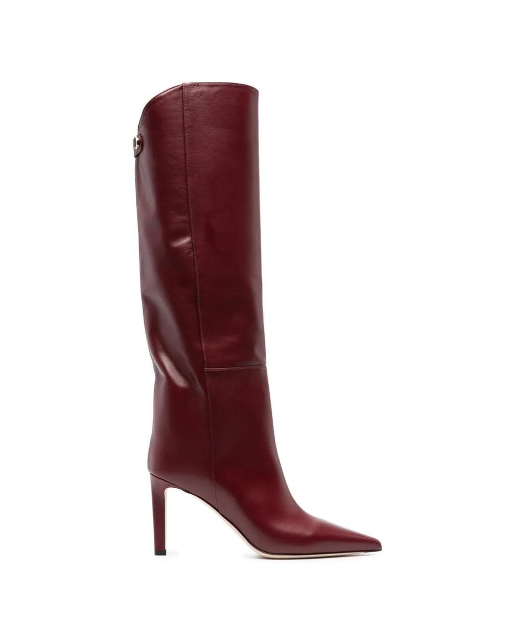 Jimmy Choo Red Alizze Knee Boots 85