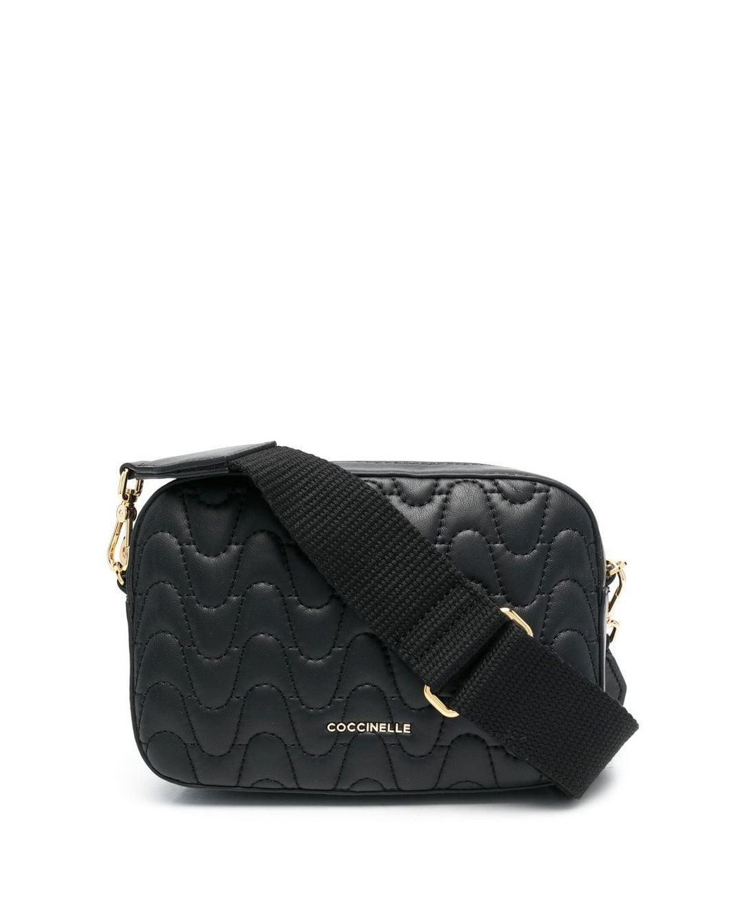 Coccinelle Leather Cross-body Bag in Black | Lyst