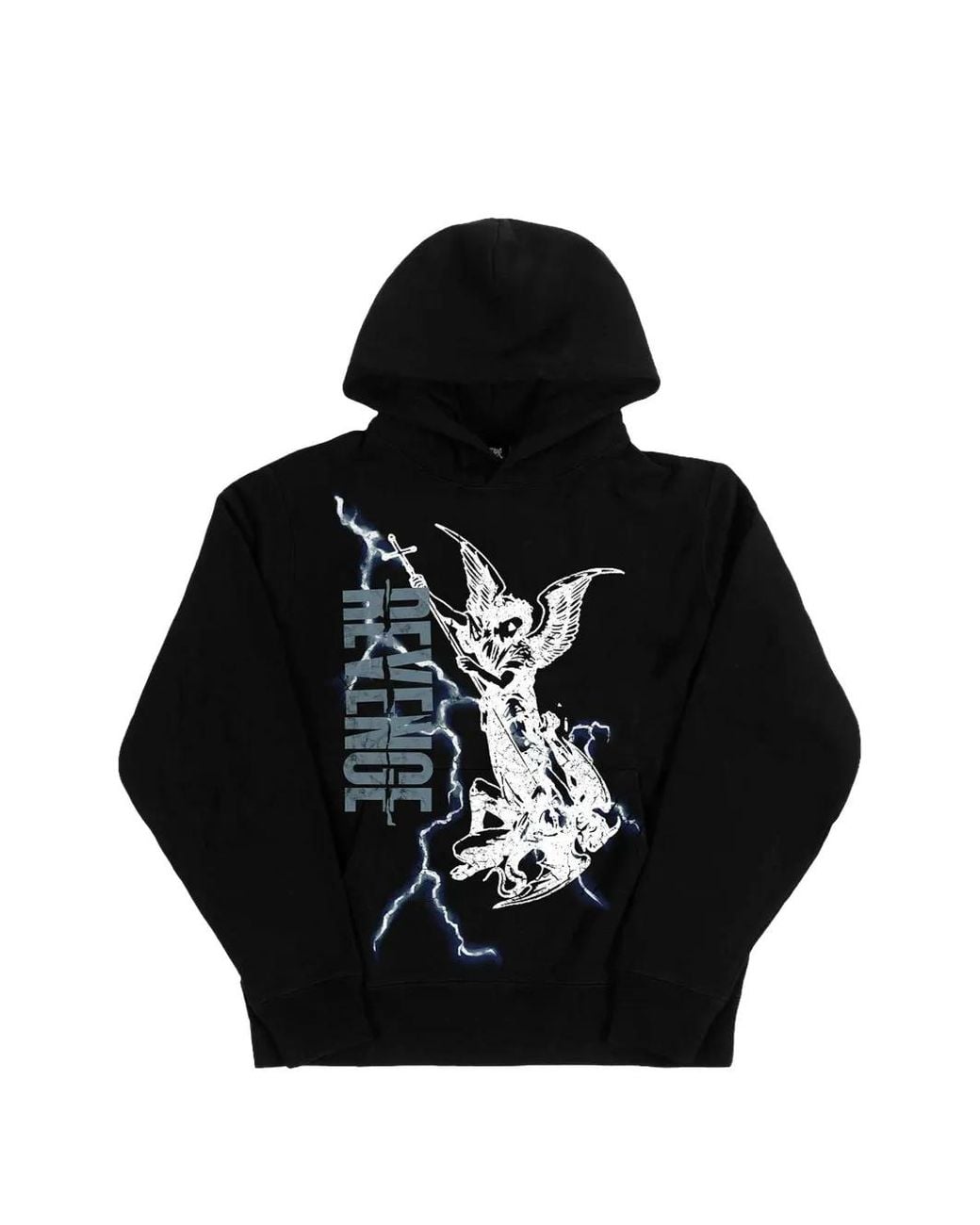 REVENGE Black Archangel Lightning Hoodie for men