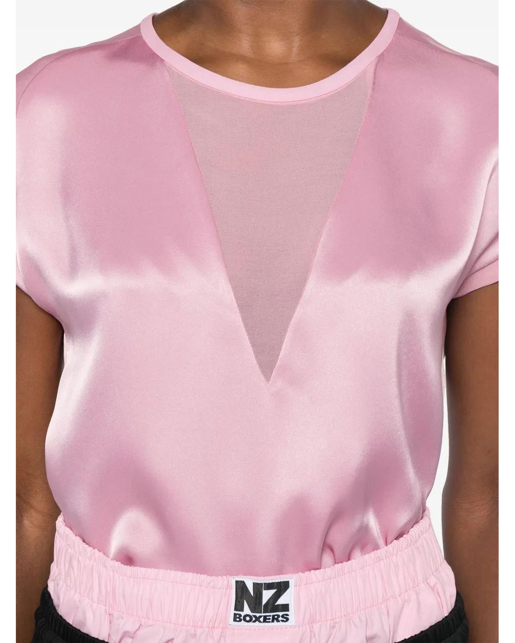 Pinko Pink Chiffon Blouse