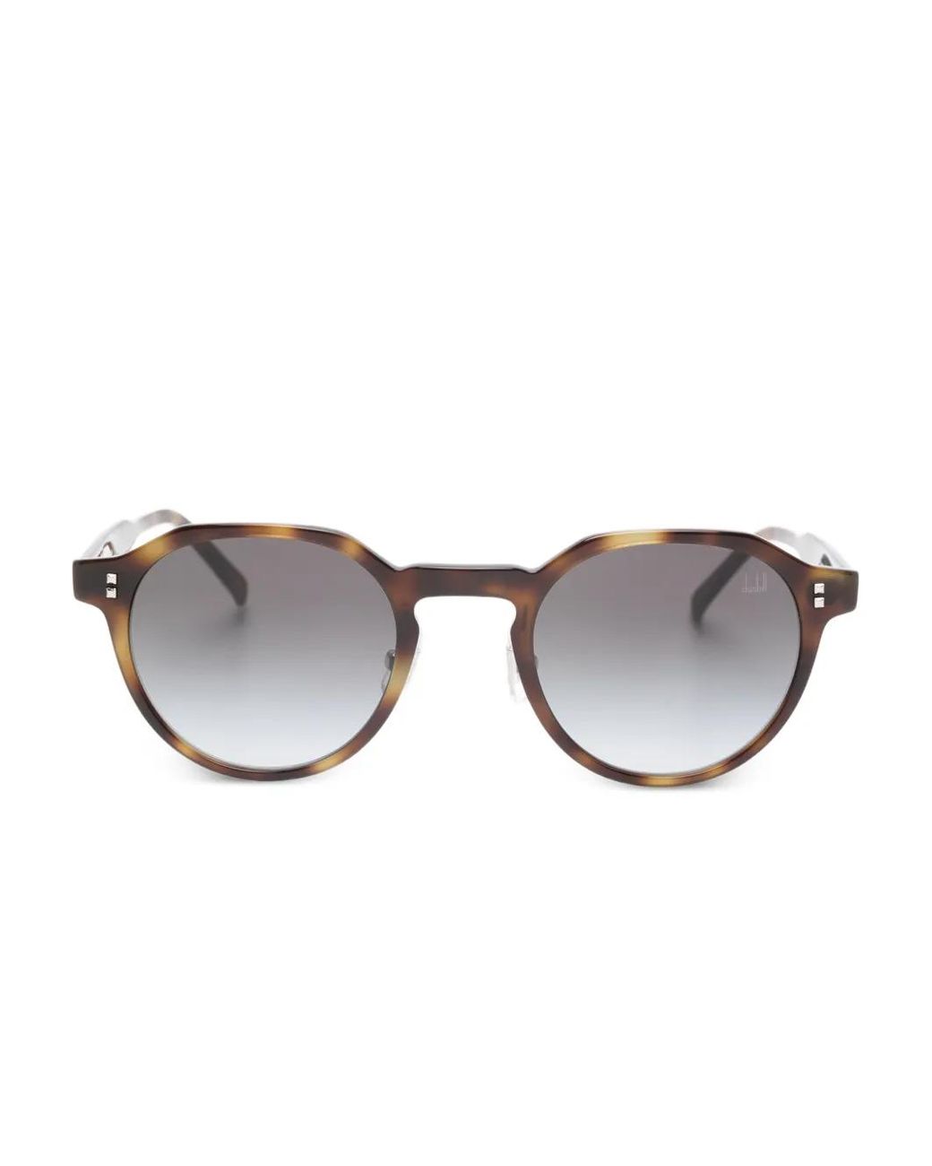 Dunhill Brown Round-Frame Sunglasses