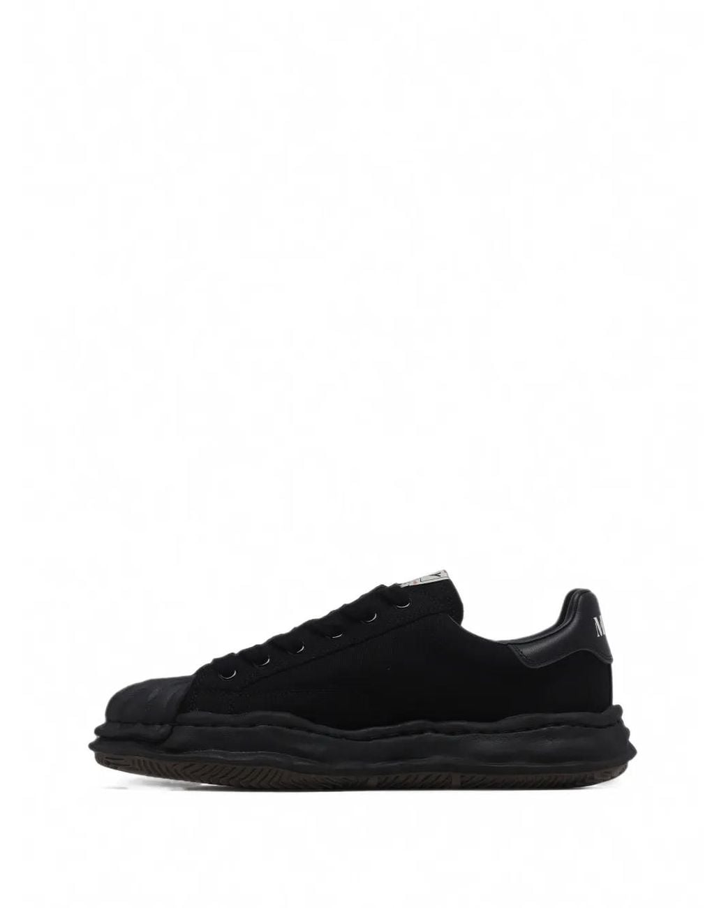 Maison Mihara Yasuhiro Black "Blakey" Og Sole Canvas Low-Top Sneakers for men