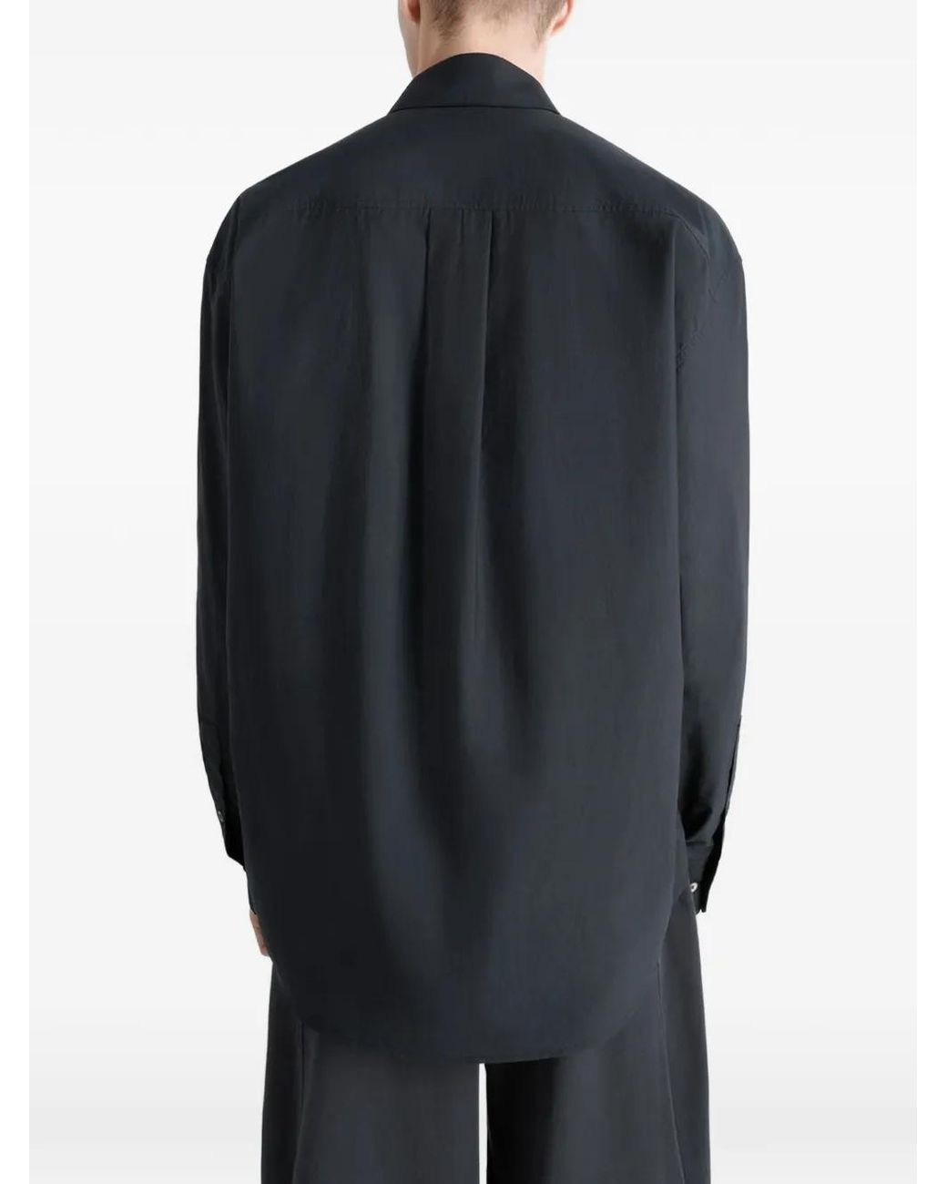 Lemaire Blue Patch-Pocket Shirt for men