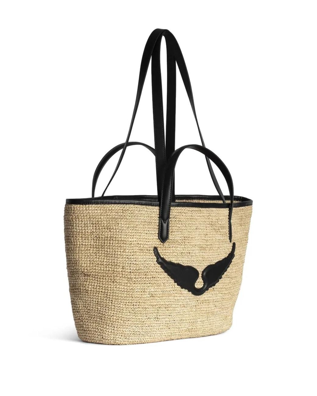 Zadig & Voltaire Natural Le Wings Panier Shopper Bag