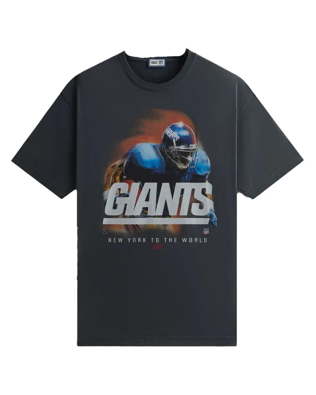 Kith Black X Nfl '47 Giants "Vintage" T-Shirt for men