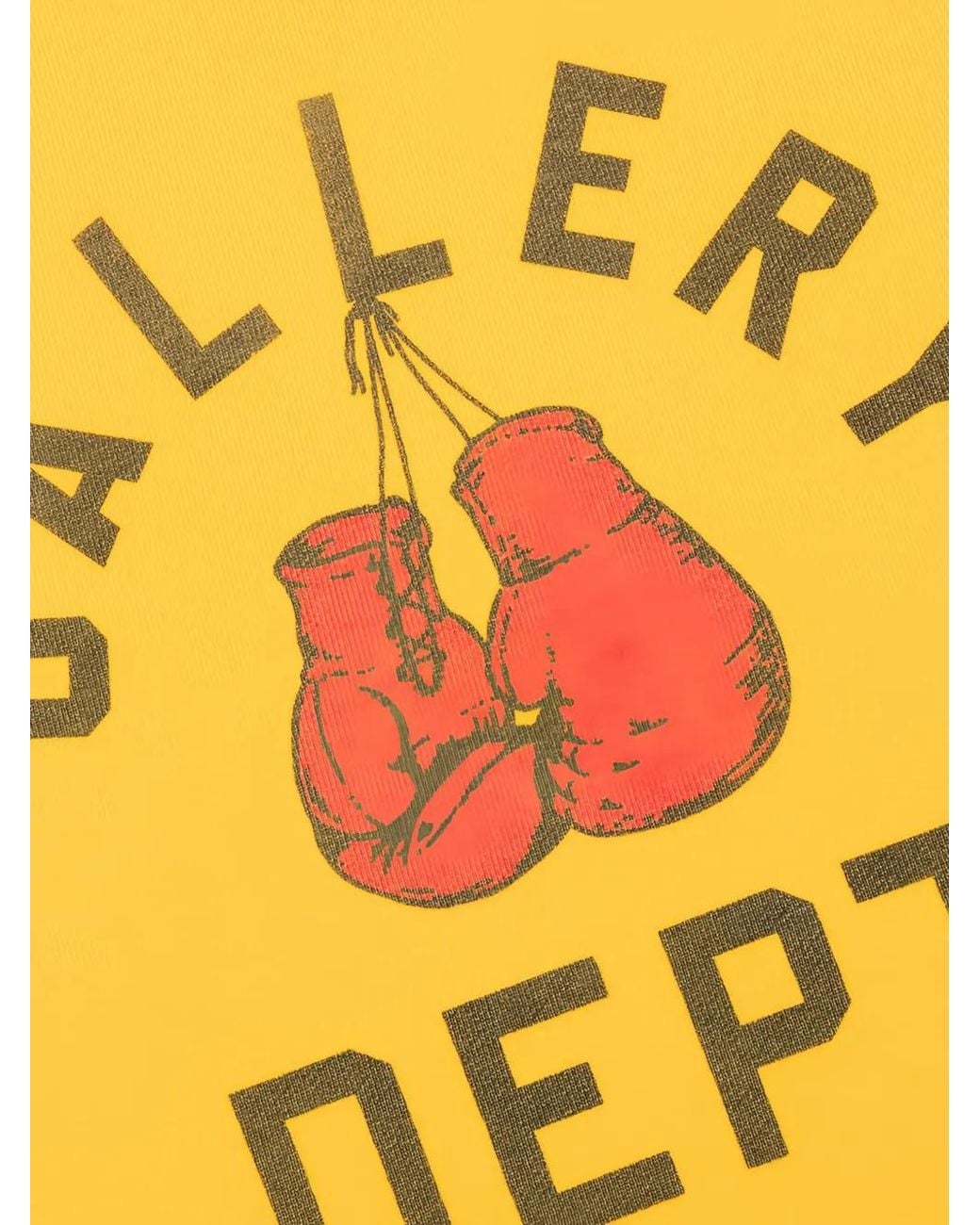 GALLERY DEPT. Yellow Boxing Merch Hoodie