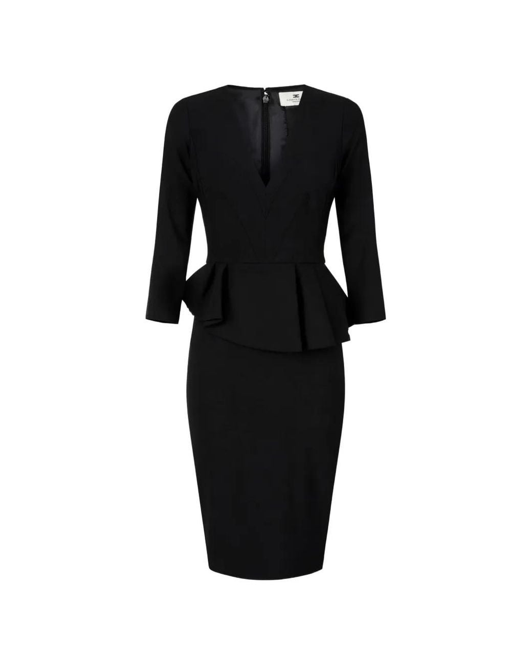 Elisabetta Franchi Black Dress