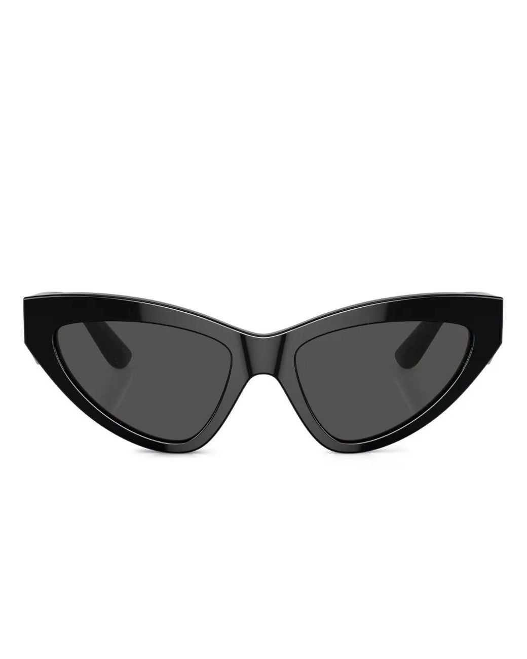 Dolce & Gabbana Black Tinted Cat-Eye Sunglasses
