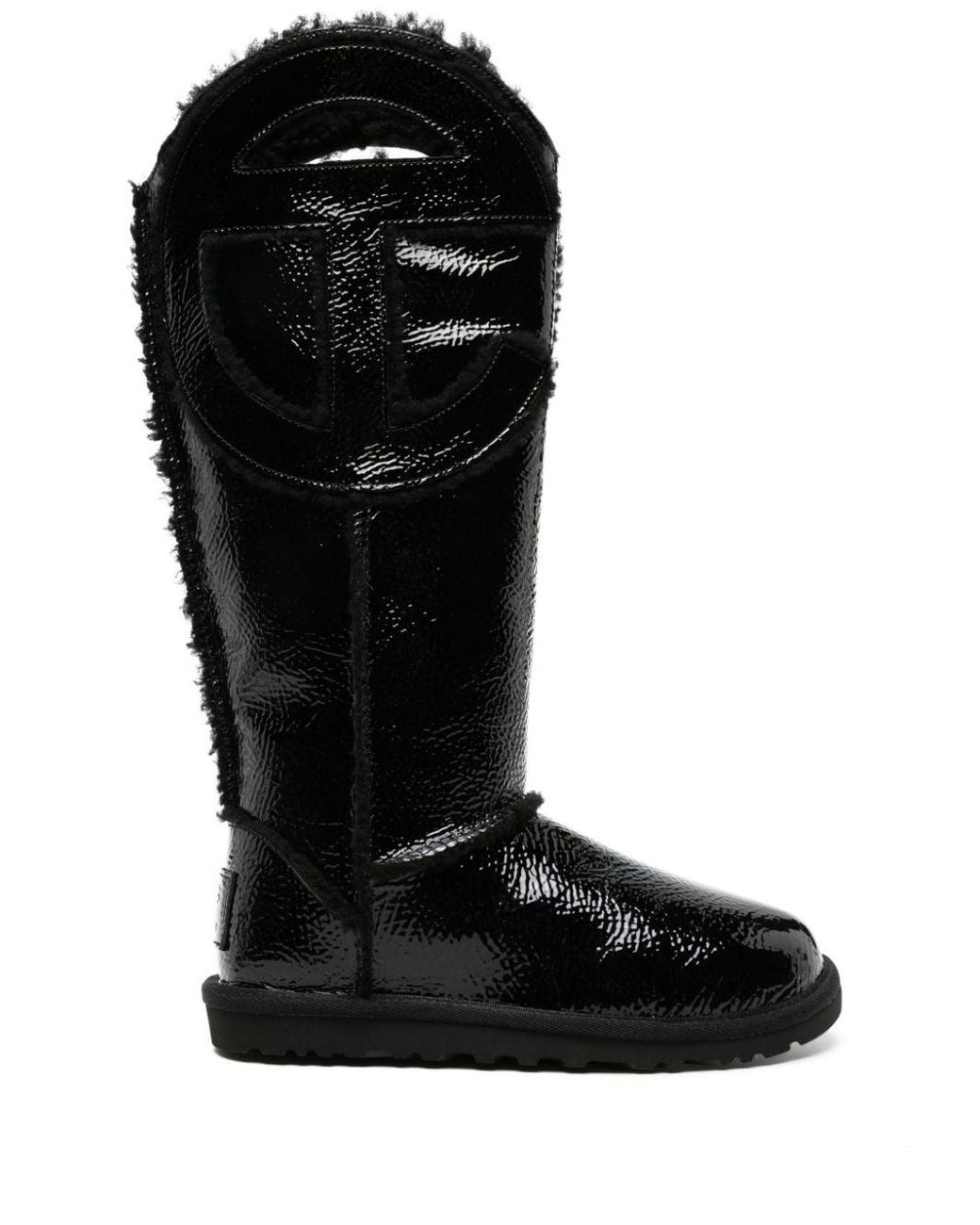 UGG X Telfar Logo-embossed Boots in Black | Lyst