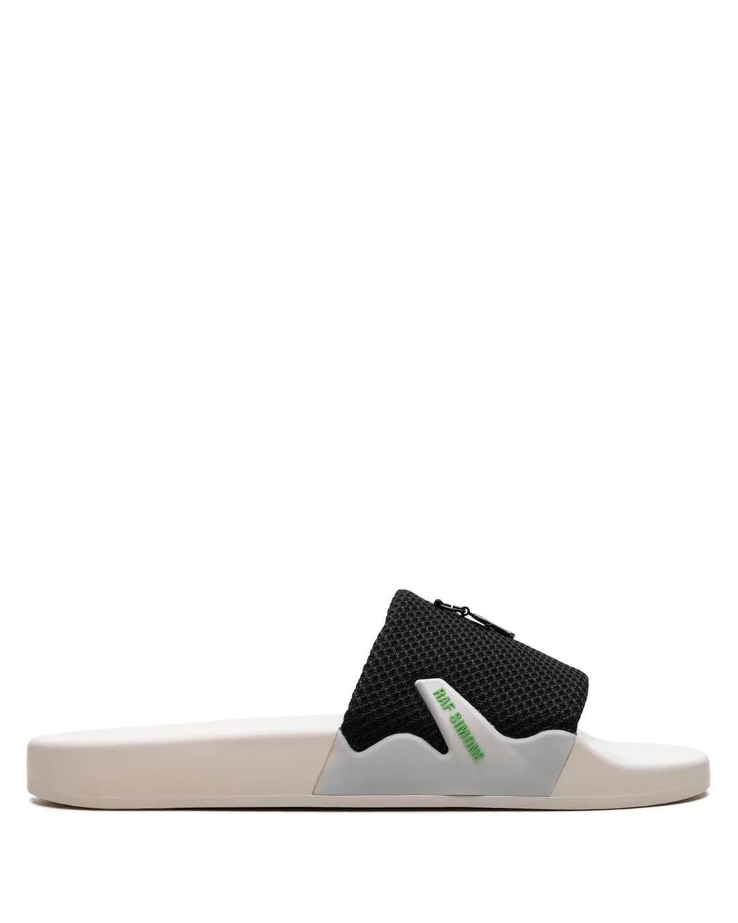 Raf Simons Astra Slippers Verfraaid Met Logo in het Black voor heren