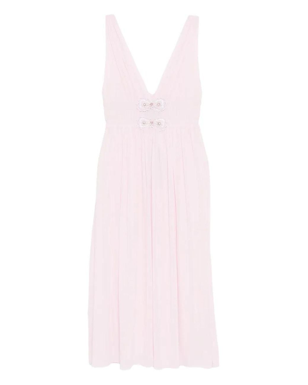 Cynthia Rowley Pink Amelie Midi Dress