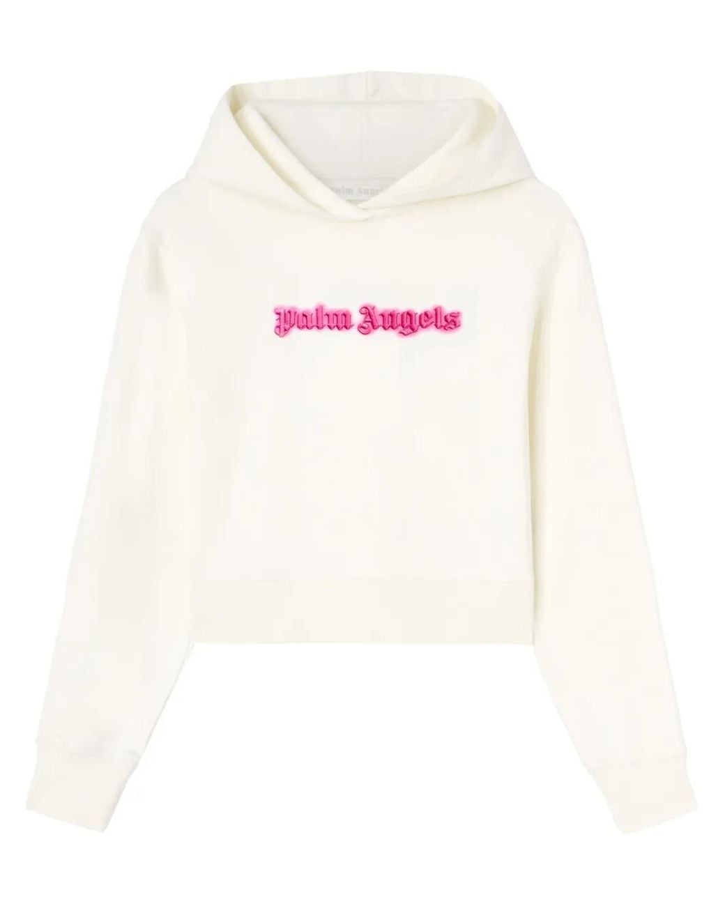 Palm Angels White Hoodies