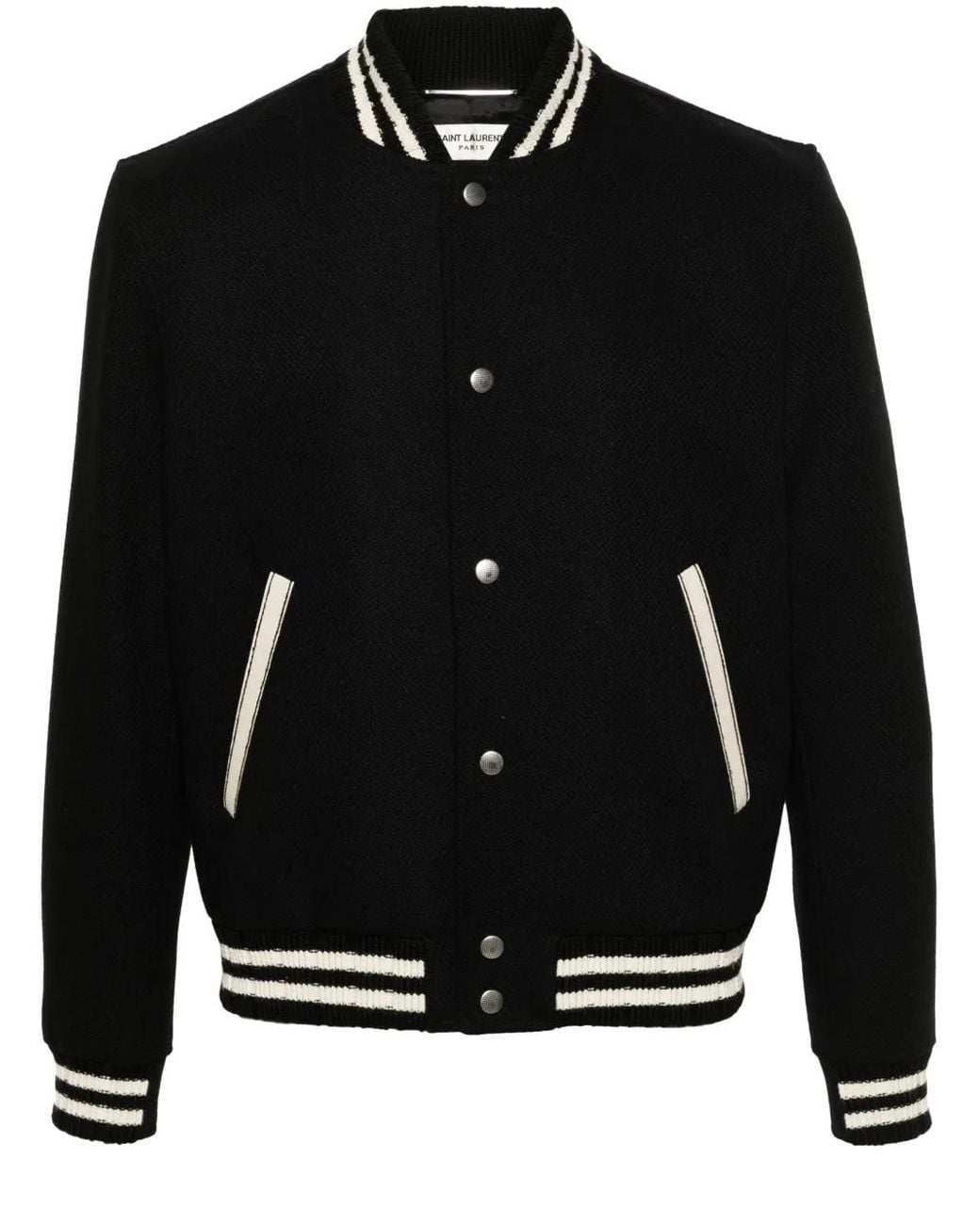 Saint Laurent Teddy Bomberjack in het Blue voor heren