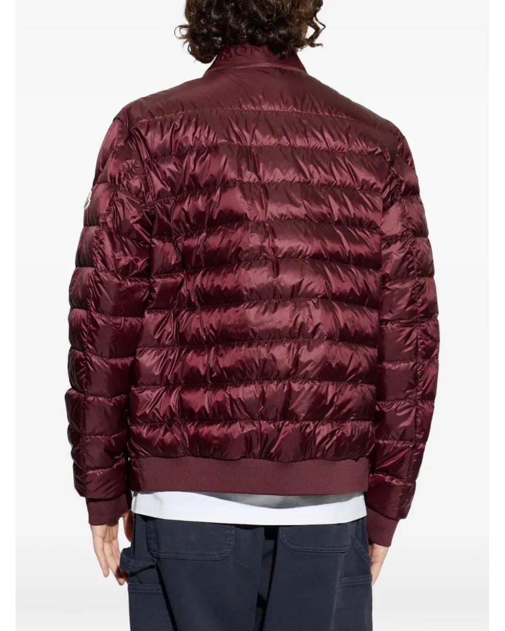 Moncler Red Rigel Quilted Jacket for men