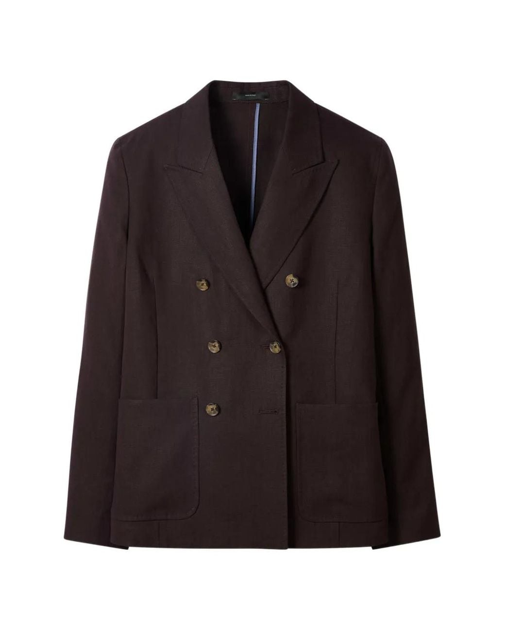 Paul Smith Black Double-Breasted Blazer