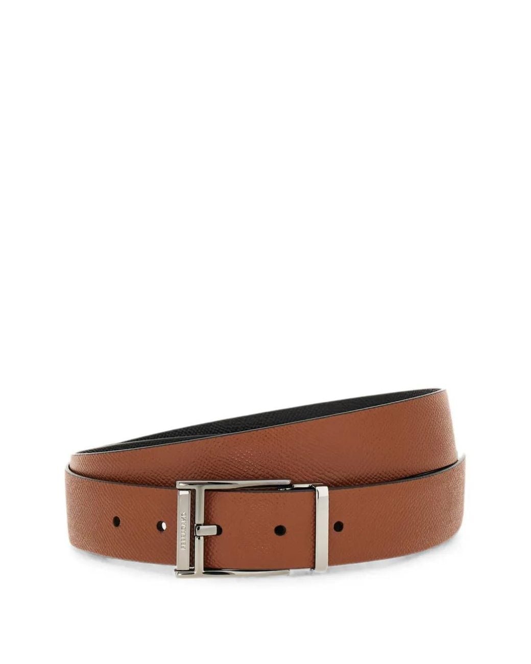 Ferragamo Brown Reversible And Adjustable Belt for men