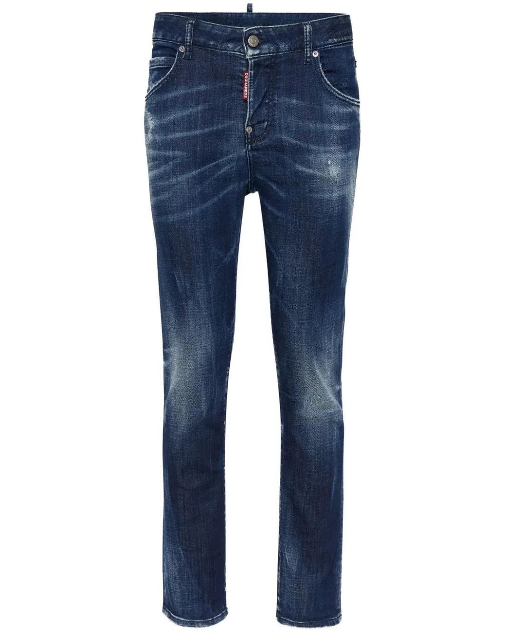 DSquared² Blue Jennifer Mid-Rise Jeans