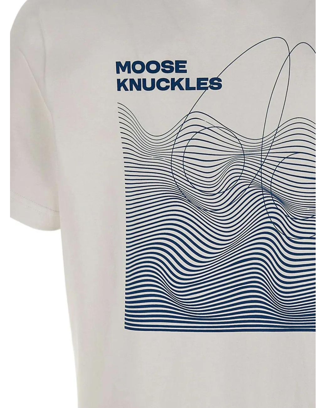 Camiseta Mindfold Moose Knuckles de hombre de color White