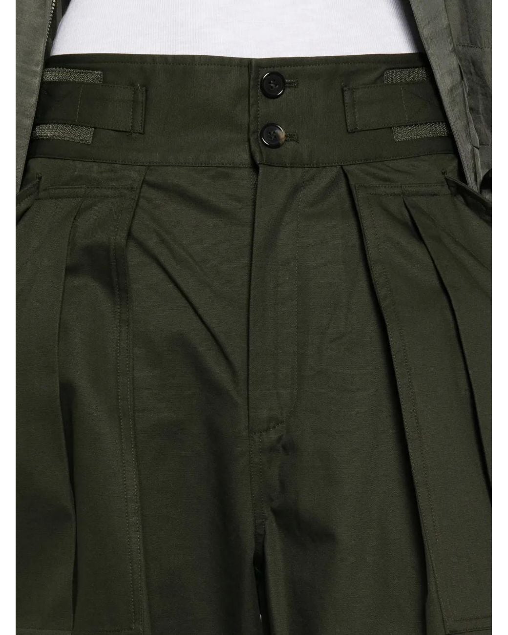 Frankie Shop Green Tova Cargo Pants