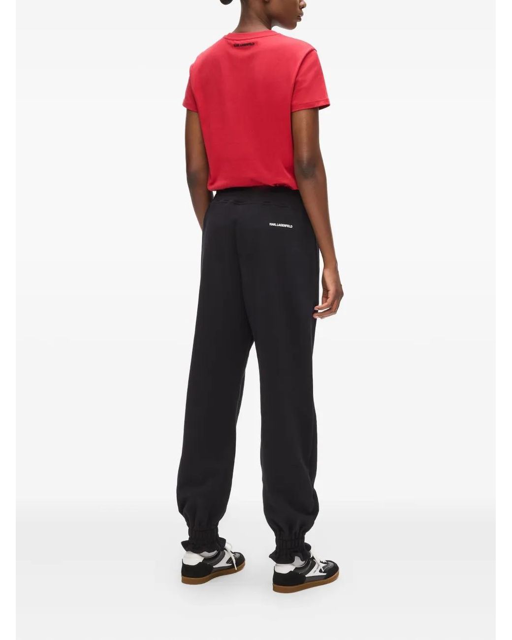 Karl Lagerfeld Joggingbroek Met Ikon-Patch in het Black