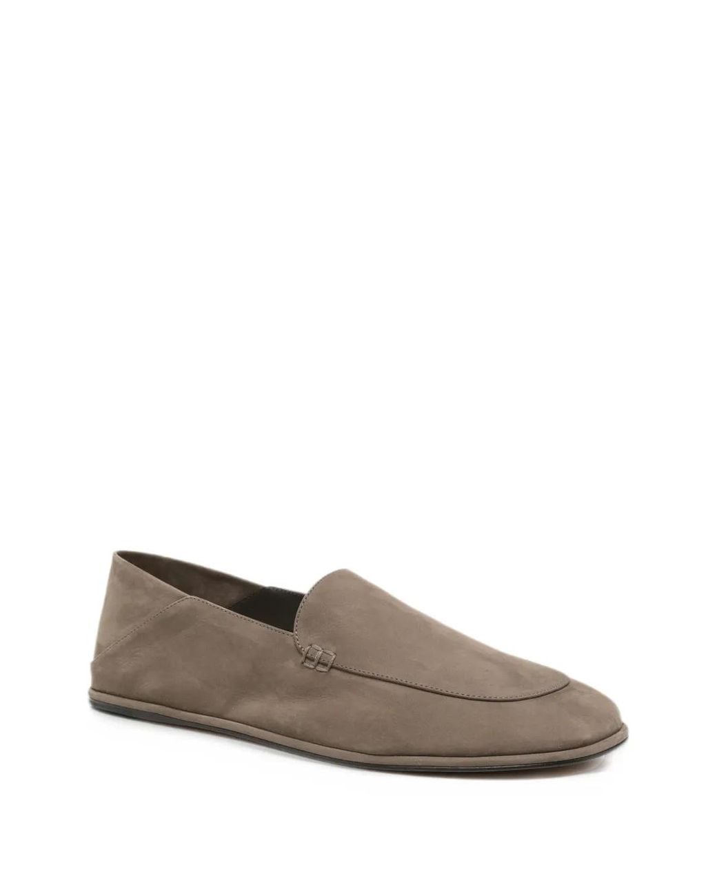 Calvin Klein Gray Square-Toe Loafers