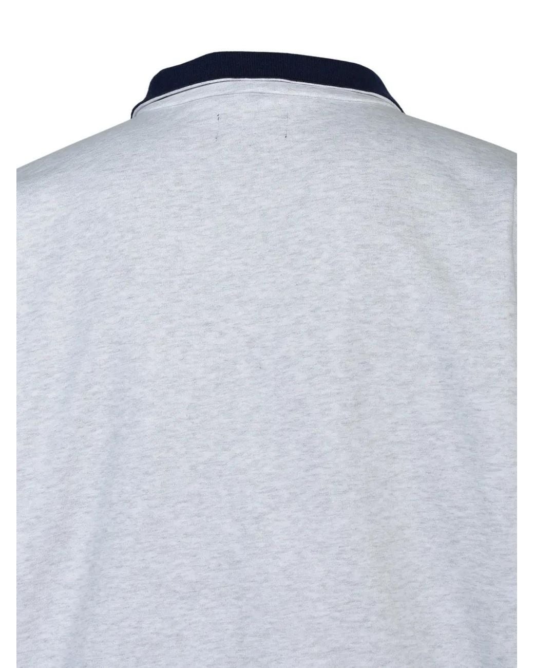 BREATH Blue Sweat Zippé À Logo Brodé for men